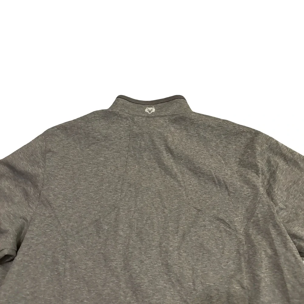Greyson‎ Mens Full Zip Golf Jacket XL Heather Grey Old Overton Logo Performance